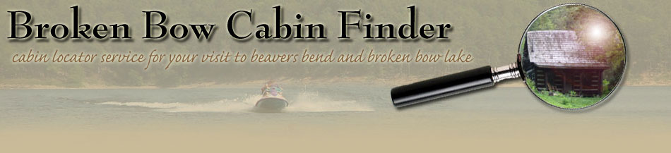 broken bow cabins finder